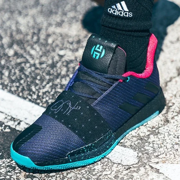 James Harden adidas Harden Vol 3 Drew League College Purple Size 5.5 - Picture 2 of 9